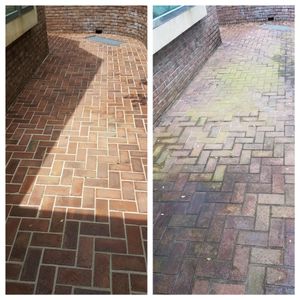 Our Hardscape Cleaning service efficiently restores and rejuvenates outdoor surfaces such as driveways, patios, and decks using powerful pressure washing techniques for a fresh and appealing appearance. for Shoals Pressure Washing in , North Alabama