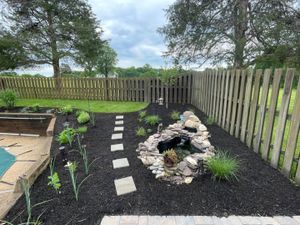 Mulch Installation: We can install mulch in your garden to help improve the appearance and health of your plants. Mulching helps retain moisture, suppress weeds, and protects plant roots from extreme temperatures. for ALPHA LANDSCAPES in Culpeper, VA
