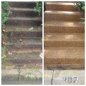 Our Concrete Cleaning service provides homeowners with a thorough and effective solution to remove dirt, stains, and grime from their driveways, walkways, patios or other concrete surfaces. for Shoals Pressure Washing in North Alabama, 