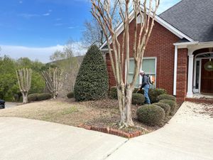 Our Fall Clean Up service ensures your yard is pristine by removing leaves, debris, and performing essential maintenance tasks to prepare your landscape for the winter months and enhance its health. for All About Lawns in Trussville, AL