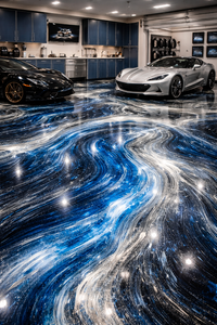 Discover the elegance of our Metallic flooring service, transforming your space with sleek, durable surfaces. Perfect for modern homes, it blends style and functionality to deliver a stunning finish every time. for Hardline Coatings DFW in Dallas, TX