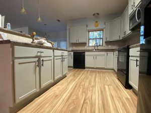 Our Kitchen and Cabinet Refinishing service can transform your old, tired kitchen cabinets into a brand new looking set! We can also refinish your kitchen countertops to match. for Acpainting and Cleaning LLC in Atlanta, Georgia