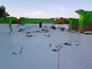 Our Flat Roofs service provides homeowners with durable and efficient roofing solutions for their houses, ensuring protection against the elements and long-term structural integrity. for NPR Roofers in Nashville, TN