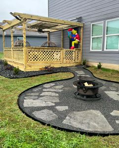 Our Patio Design service offers homeowners the opportunity to transform their outdoor spaces with beautiful and customized patio designs that enhance the overall aesthetic and functionality of their homes. for CS LawnCare  in San Antonio,  TX