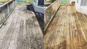 Our Deck & Patio Cleaning service ensures a thorough removal of dirt, grime and mold from your outdoor areas, leaving them spotlessly clean and ready for relaxing or entertaining. for Kitty Hawk Powerwash in , 