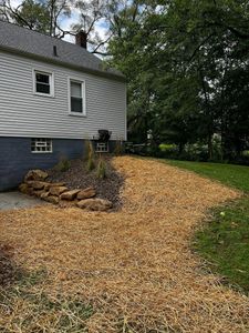 Our expert retaining wall construction service enhances your landscape by preventing soil erosion, adding usable space, and elevating curb appeal with durable, stylish designs tailored to fit your backyard’s unique needs. for Kunkle & Sons Property Maintenance in New Franklin, OH