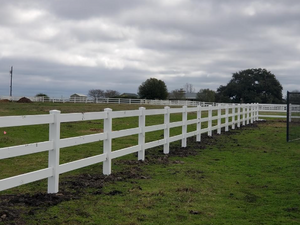 Our White Vinyl Fence service provides a durable, low-maintenance solution for any residential fencing needs. It's an ideal choice for any homeowner looking to add style and value to their property. for Pride Of Texas Fence Company in Brookshire, TX