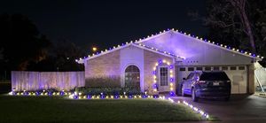 Our professional Christmas Light Installation service will add a festive touch to your home this holiday season, enhancing the beauty of your landscape and creating a joyful atmosphere. for Rj’s Enchanted Gardens and Fencing LLC in Irving, TX