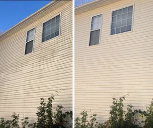 Our Home Softwash service is a gentle and effective way to clean your home's exterior surfaces, while protecting the underlying material. for Rays Pressure Washing in Peachtree, GA