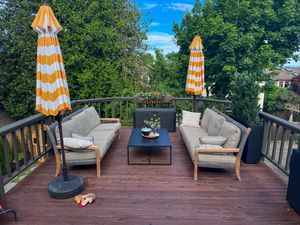 Our Deck and Fence Staining and Sealing service offers homeowners a professional solution to protect their decks and fences from weather damage, enhancing the appearance and longevity of their outdoor spaces. for Golden Line Painting, LLC in Seattle, WA