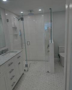 Transform your bathroom into a modern oasis with our comprehensive renovation services, ensuring high-quality craftsmanship, innovative design solutions, and seamless installation to elevate both functionality and aesthetic appeal in your home. for Reliable Tile & Remodeling, LLC in Boston, MA