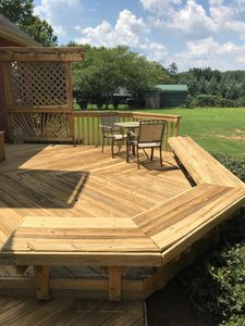 Our Deck & Patio Cleaning service is the perfect way to clean and restore your outdoor living space. We use a safe and effective cleaning solution that will remove all of the dirt, grime, and debris from your deck or patio. for Pressure Pros Washing in Atlanta, GA