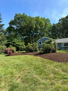 Enhance your garden's health and appearance with our professional mulch installation service, providing nutrient-rich coverage that retains moisture, suppresses weeds, and adds visual appeal to your landscape effortlessly. for Rose Landscape & Design, Inc. in Abington, MA