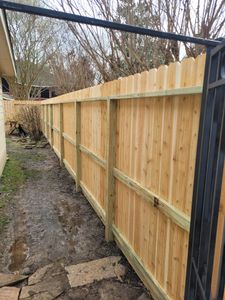 We provide professional fence installation services to help you secure your property and enhance the look of your home's outdoor space. for DJM Ground Services in Tomball, TX