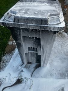 Our Trash Bin Cleaning service ensures your bins are sanitized, odor-free, and spotless. Enhance hygiene and curb appeal for your home with a thorough clean that eliminates bacteria and unpleasant smells. for Veterans Pride Enterprises LLC in Denton, Texas