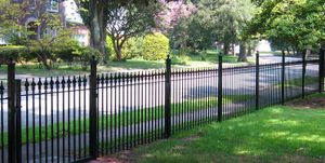 Our Iron Fencing service offers a durable and stylish option for securing your property. With intricate designs available, we can customize the perfect fence to meet your home's needs and aesthetic. for Morales Fence in South Houston, TX