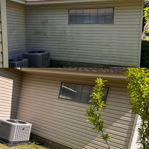 Our Home Softwash service is the perfect solution for homeowners with vinyl or aluminum siding. We use a gentle, low-pressure wash to clean your home without damaging your siding. for Southern wave pressure washing in North Augusta, SC