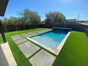 Transform your outdoor space with our Artificial Turf service – enjoy the look and feel of a lush, green lawn without the hassle of maintenance or watering. for Texas Freedom Turf Co. in Dallas, TX