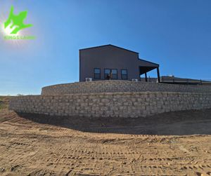 Our Retaining Wall Construction service provides expert design and installation of durable walls that enhance the functionality and aesthetics of your outdoor space, ensuring proper soil retention for long-lasting results. for KINGS LAWN SERVICE LLC in Amarillo, TX