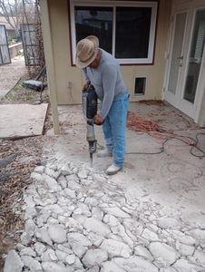 Our Demolition service ensures a quick and efficient removal of unwanted structures or features from your property, allowing for a fresh canvas to create the landscape and hardscape of your dreams. for Guzman's Landscaping Services in Austin, TX