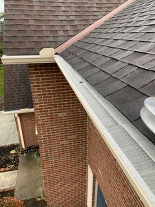 Our Gutter Guards service helps prevent clogged gutters by keeping leaves and debris out of your gutter system, reducing the need for cleaning and protecting your home from water damage. for Haymaker Construction in Dayton, Oh