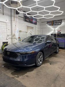 At Midwest Precision Films. We set ourselves apart from the competition by providing ceramic window tint packages designed to reduce heat and harmful ultraviolet rays without blacking out car windows. for Midwest Precision Films in Goshen, IN