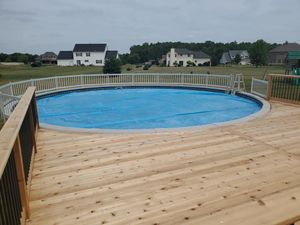 Our Decks service offers custom design and construction of beautiful, durable outdoor living spaces tailored to fit your home and lifestyle, creating a perfect space for relaxation and entertainment. for Mitchell Builders LLC in Lake County, IN