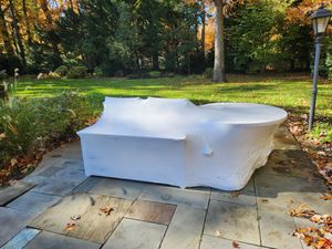 Our Shrink Wrapping Service provides homeowners with an effective and convenient way to protect their outdoor furniture, equipment, and other valuable possessions from harsh weather conditions. for GEM Pool Service in Long Island, NY