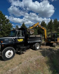 Our Site Grading service ensures a stable, level foundation for your construction project by expertly reshaping your land, improving drainage and preventing future structural issues. Trust us to enhance your property's value. for Dig in Dirt Works LLC in Clancy, MT