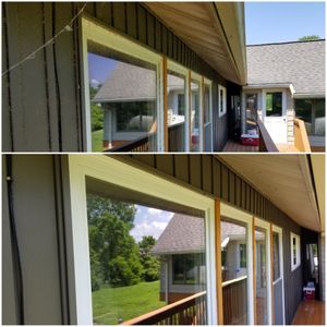 Beautiful windows so clean you will be able to see your reflection. Streak-free, polished, and shining - we deliver the highest quality. for Cosmic Rain LLC in Arnold, MO