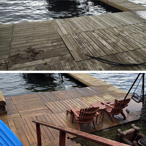 Our Deck & Patio Cleaning service is perfect for removing dirt, grime, and mold from your outdoor living spaces. Our experienced professionals use powerful equipment and proven techniques to get your deck or patio looking like new again! for W & B Powerwashing LLC in North Norwich, NY