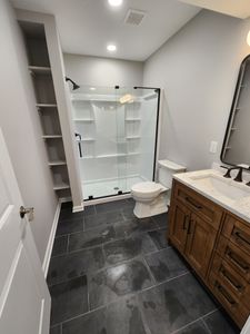 Transform your bathroom with our expert renovation service, combining style and functionality. Our team delivers personalized design solutions, high-quality materials, and professional craftsmanship to elevate your space's comfort and appeal. for Mitten Made Renovations in Brighton, MI