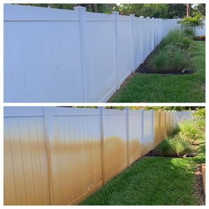 Pvc - low pressure mold/mildew removal. Stopping it at the source not just what the eye can see. Wood fence and deck Stain and sealing also available. for Cape Coast Pressure Cleaning & Soft Washing in East Central, Florida
