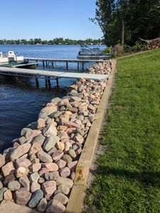 Our Shorelines service is a great way to revamp your water front. We will design and build a safe shoreline design to protect from erosion and more. Reach out today. for Chetek Area Landscaping LLC in Chetek Area, WI