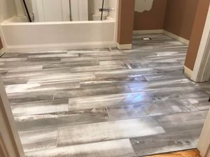 Our professional floor installation service offers quality workmanship, efficient process, and a wide range of flooring options to bring your vision to life with ease and convenience. for Ellis Custom Floors in Newport, Washington