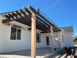 Our experienced construction team provides professional deck and patio installation services, ensuring a beautiful outdoor space for your home that you can enjoy throughout the year. for Next Level Exteriors LLC in Columbia Falls, MT