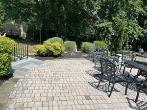 Transform your outdoor space with our Patio Design & Construction service, providing custom, durable patios that blend functionality and style to enhance your home's aesthetics while creating the perfect setting for relaxation and entertainment. for Walsh Lawn And Landscape in Olney, MD