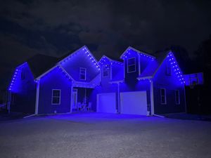 Enhance your home's ambiance with our expert outdoor lighting services, perfectly complementing your outdoor furniture. Create a stunning, illuminated space for relaxation and entertainment in any season with tailored lighting solutions. for Risner Construction in De Motte, IN