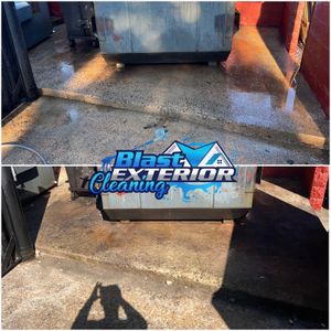 Our Dumpster Pad Cleaning service is designed to keep your property clean and sanitized by thoroughly washing, disinfecting, and removing grease from the area around your dumpster, eliminating odors and promoting a healthier environment. for Blast Exterior Cleaning in  Hendersonville, NC