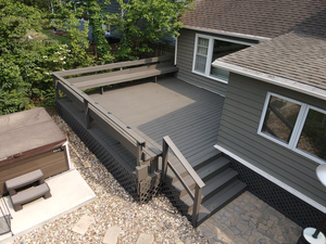 Our Deck and Fence Staining service provides homeowners with professional staining to enhance the appearance and protect the durability of their outdoor structures, ensuring long-lasting beauty for years to come. for Royal Painting  in Topeka, KS