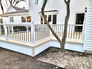 We offer professional and efficient installation of decks and patios, custom-designed to your specifications. Let us bring your backyard vision to life! for Platinum Renovations, Inc. in St. Charles, Illinois