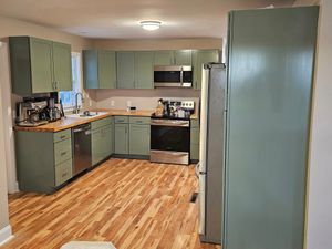 Our Kitchen and Cabinet Refinishing service offers homeowners a cost-effective solution to enhance the appearance of their kitchen by refinishing cabinets for a fresh, modern look. for FinCoat Inc. in Nancy, KY