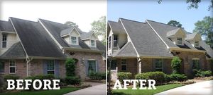 Our roof soft wash service effectively removes moss, stains, and algae from your roof using a gentle cleaning technique that preserves the integrity of your shingles and prolongs their lifespan. for Glass with Class Window Cleaning in Lexington, KY