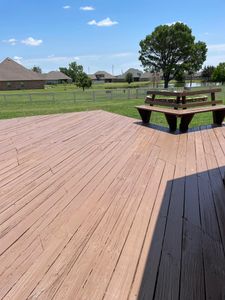 Our Deck & Patio Installation service offers homeowners professional installation and expert craftsmanship for creating beautiful outdoor spaces to enhance their home's aesthetics and functionality. for Winding Creek Construction & Landscaping in Mcloud, OK