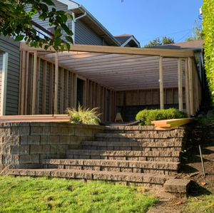 Our Deck & Patio Installation service offers homeowners a professional and efficient solution to enhance their outdoor living space with quality decks and patios that perfectly fit their needs and preferences. for Kyle contracting LLC in Lynnwood, WA