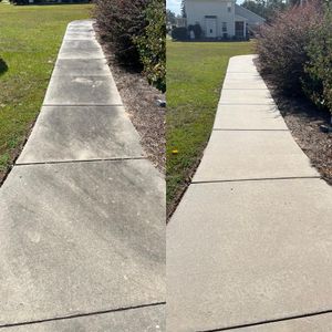 Our Concrete Cleaning service efficiently removes dirt, grime, and stains from various concrete surfaces around your home, giving them a fresh and appealing look. for Southern Exterior Solutions in Raeford, NC