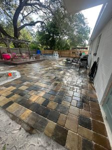 Our Pressure Washing service will effectively clean and restore the exterior surfaces of your home, including driveways, decks, sidewalks, and fences. for Team Tolson Landscape in Tampa Bay, FL