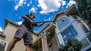 Our Window Cleaning service will leave your windows sparkling clean and streak-free, ensuring a crystal clear view and enhancing the overall appearance of your home. for Tavey’s Pressure Washing in Madison, MS