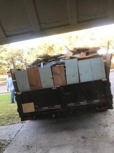 We provide safe and efficient Construction Debris Removal services to homeowners, quickly hauling away unwanted construction materials from your home. for Outlaw Landscaping & Transport Company in Houston, TX