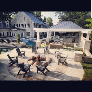 Our Patio Design & Construction service offers a wide variety of patio design options to choose from, including paver patios, concrete patios, and natural stone patios. We also offer a wide range of construction services, including excavation, grading, and installation of patio pavers or concrete slabs. for P.J.E. Lawn Care & Landscaping in Indianapolis, IN